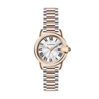 ساعة بلاك مون نسائي استيل موديل الكارتيه