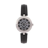 ساعة تيتان نسائي جلد Titan Black Dial Leather Stra...