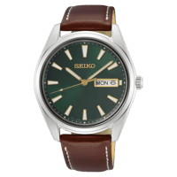 ساعة سيكو رجالي جلد Seiko Women's Analogue Quartz...