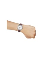 ساعة كاسيو رجالي جلد MTS-100L-7AVDF - 47 ملم - بني