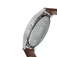 ساعة تيتان رجالي جلد Titan Neo Analog Silver Dial...