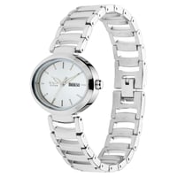 ساعة تيتان نسائي فضي Titan Women's Quartz Watch wi...
