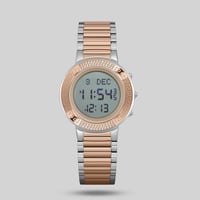 ساعة الفجر الحديث نسائي لونين مرصع بالزركون موديل...