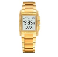 ساعة الحرمين دايموند الكلاسيكية HA-6210 ذهبي مرصعة...