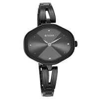 ساعة تيتان نسائي Titan Ladies Karishma Black Dial...