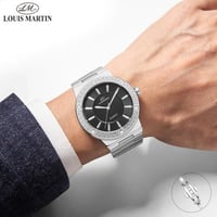 ساعة رجالي استيل من لويس مارتن