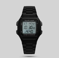 ساعة الفجر الحديث سنقل أسود شاشة أبيض موديل AL281B...