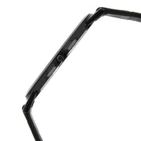 ساعة تيتان كوارتز أنالوج بمينا أسود وسوار جلدي للر...