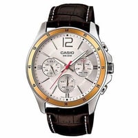ساعة كاسيو جلد رجالي CASIO Multi Hands Men Formal...