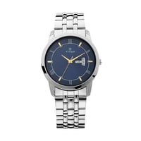 ساعة تيتان رجالي استيل Titan Karishma Blue Dial An...