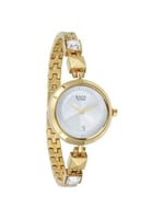 ساعة تيتان راجا فيفا أنالوج بمينا ابيض للنساء