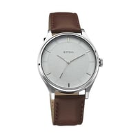 ساعة تيتان رجالي جلد Titan Neo Analog White Dial M...