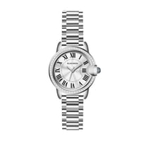 ساعة بلاك مون نسائي استيل موديل الكارتيه