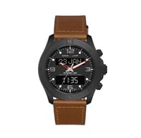 ساعة الفجر داينمك 360 جلد بني