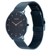 ساعة تيتان إيدج سليم من الفولاذ المقاوم للصدأ بمين...