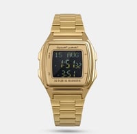 ساعة الفجر الحديث سنقل ذهبي موديل AL261GB