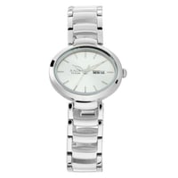 ساعة تيتان نسائي فضي Titan Women's Quartz Watch wi...