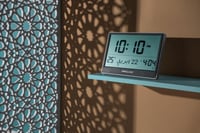 ساعة الفجر حائط فضي كبيرة CJ-17