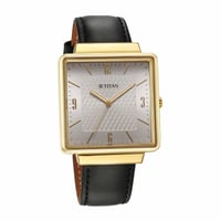 ساعة تيتان جلد رجالي Titan silver dial leather str...