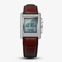 ساعة الفجر الحديث جلد بني ديلوكسal208SL