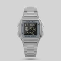 ساعة الفجر الحديث سنقل فضي موديل AL281SB