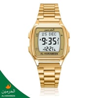 ساعة الحرمين الكلاسيكية HA-6461 لونين قياس 38MM