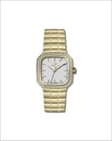 ساعة نسائية ماركة مارتيني ذهبي مينا ابيض