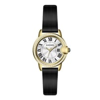 ساعة بلاك مون نسائي جلد موديل الكارتيه