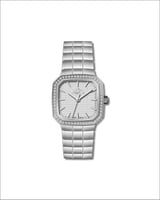 ساعة نسائية ماركة مارتيني فضي مينا فضي