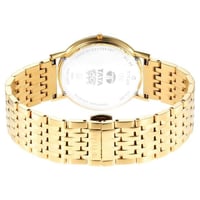 ساعة تيتان رجالي ذهبي Edge Metal