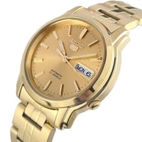 ساعة سيكو فايف اتوماتيك رجالي ذهبي Seiko Classic 2...