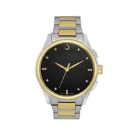 ساعة الفجر بريمير 360 النسائية ستيل فضي وذهبي