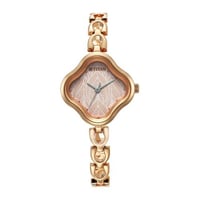 ساعة تيتان نسائي Titan Karishma Rose Gold Analog M...