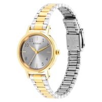 ساعة تيتان نسائي Titan Ladies Karishma Grey Dial M...