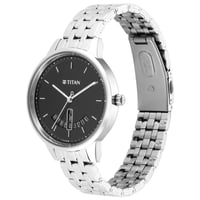 ساعة تيتان رجالي Titan Analog Black Dial Women's W...