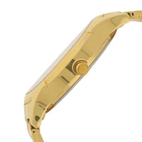 ساعة تيتان رجالي استيل ذهبي Silver Dial Yellow Sta...