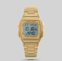 ساعة الفجر الحديث سنقل ذهبي موديل AL281G