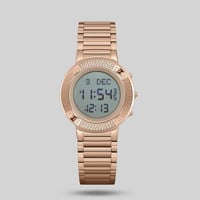 ساعة الفجر الحديث نسائي نحاسي مرصع بالزركون موديل...