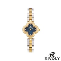 ساعة نسائي من ريفولي بلون فضي وذهبي