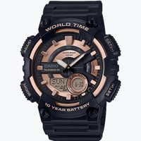 ساعة كاسيو رجالية أسود AEQ110W-1A3V