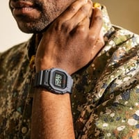 ساعة جي شوك كاسيو رجالي فضي DW-5600MNT-8