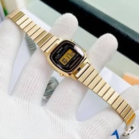 ساعة يد رقمية مقاومة للماء طراز LA670WGA-1DF مقاس...