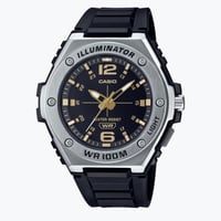 ساعة رجالية كاسيو أسود MWA-100H-1A2V