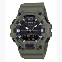 ساعة كاسيو رجالية أخضر فاتح HDC-700-3A2V