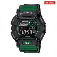 ساعة جي شوك اخضر داكن ميناء اسود GD-400GB-3DR