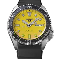 ساعة سيكو فايف اتوماتيك سبورت Seiko 5 Sports Yello...