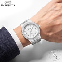 ساعة رجالي استيل من لويس مارتن