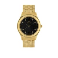 ساعة تيتان رجالي استيل Titan Karishma Black Dial A...