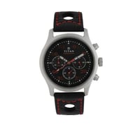 ساعات تيتان رجالي Titan Black Dial Analog Watch 16...