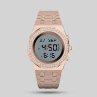 ساعة الفجر الحديث النسائية الفاخرة - نحاسيAL279RR